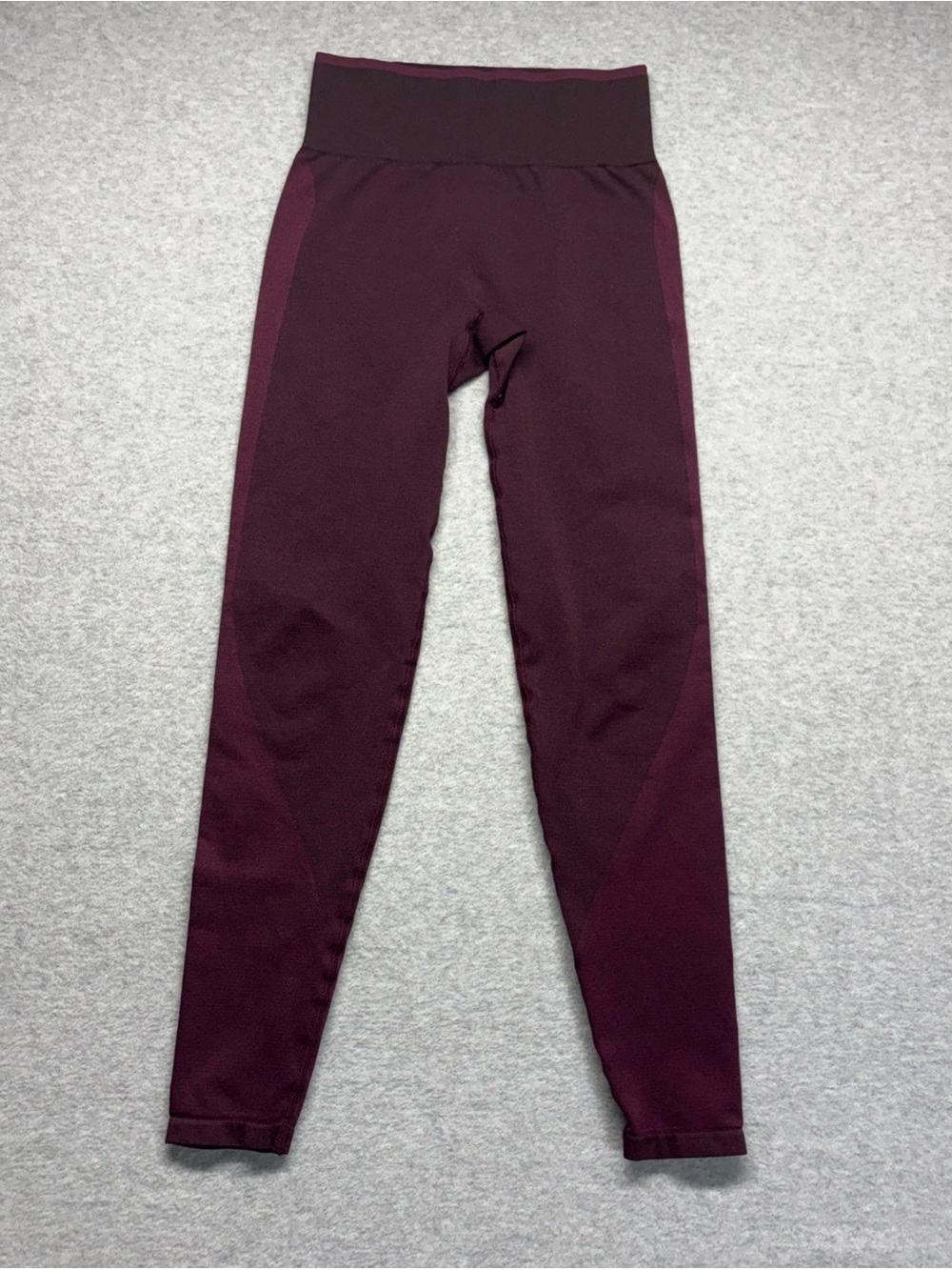 Victoria’s Secret PINK High-Waist Burgundy/Merlot Seam Detail Leggings